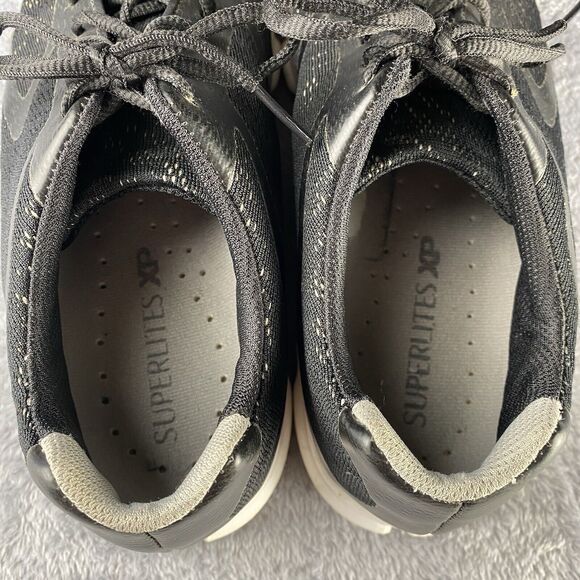 Footjoy Mens SuperLites XP Golf Shoes Spikeless Black Synthetic Size 9M - Picture 6 of 9